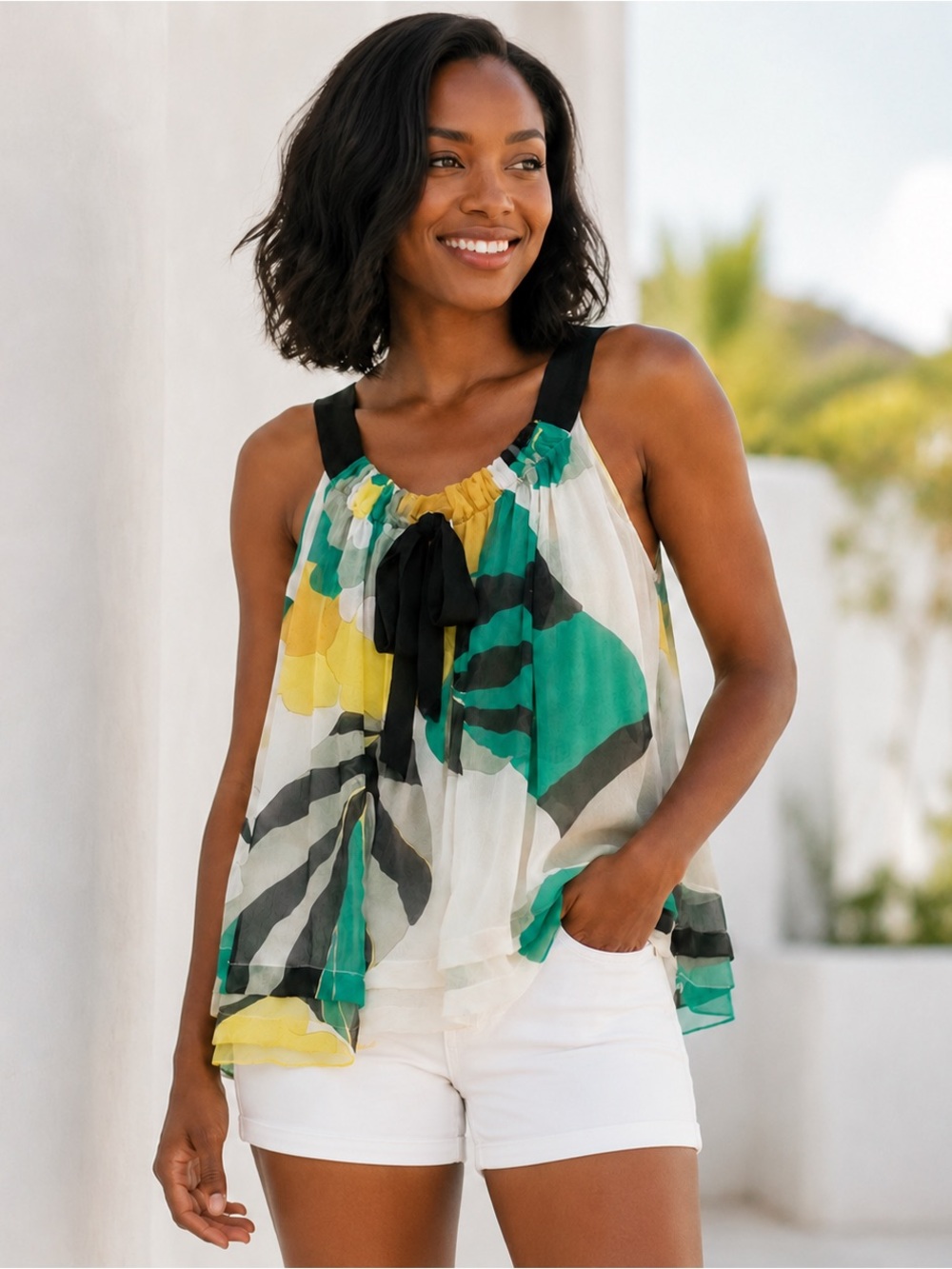 Tibi 100% Silk Tank Size 6